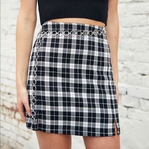 Brandy Melville Cara Plaid Skirt